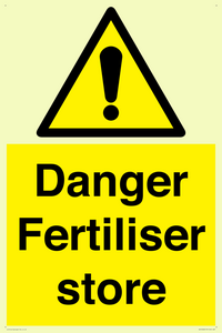 Danger Fertiliser store